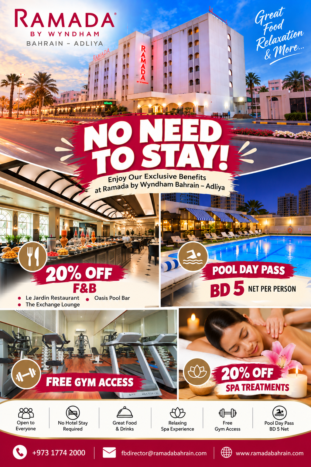 Ramada by Wyndham Bahrain Adliya promotion 2